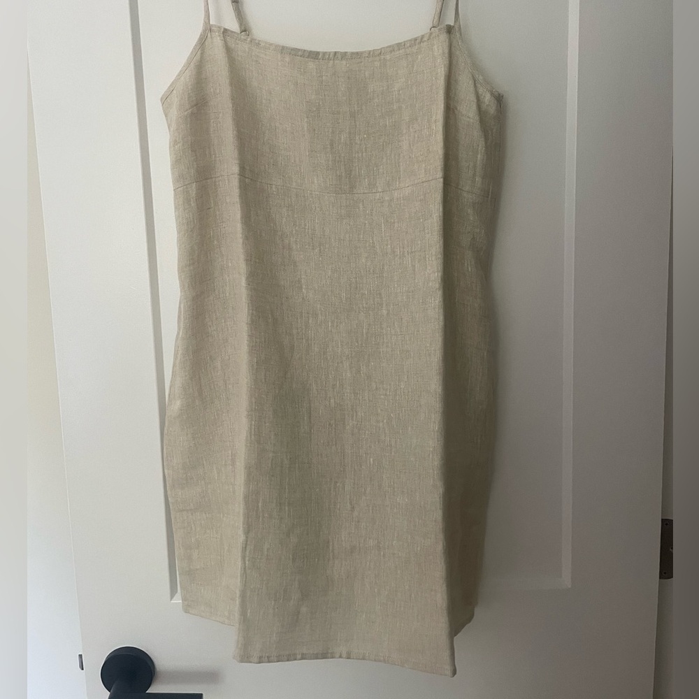 Laude the Label linen mini dress